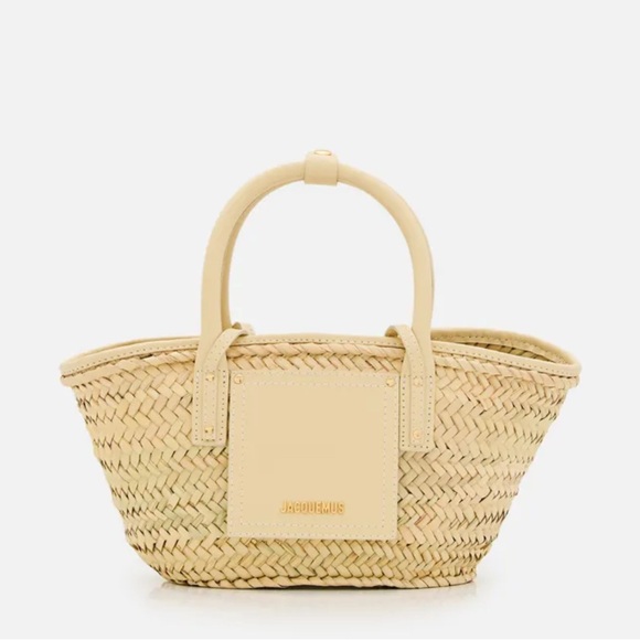Jacquemus Cream Woven Tote - Picture 1 of 5
